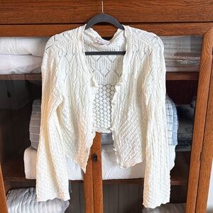 Sincerely Jules Cream Cardigan Sweater